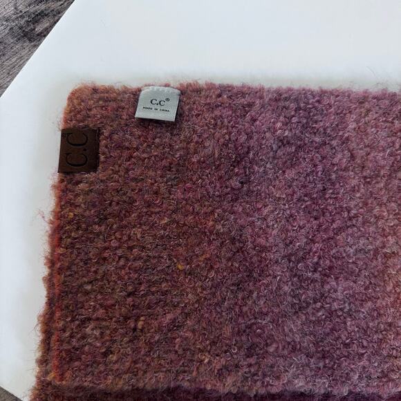 C.C. Burnt Orange Scarf - 7x80 inches - Picture 6 of 6